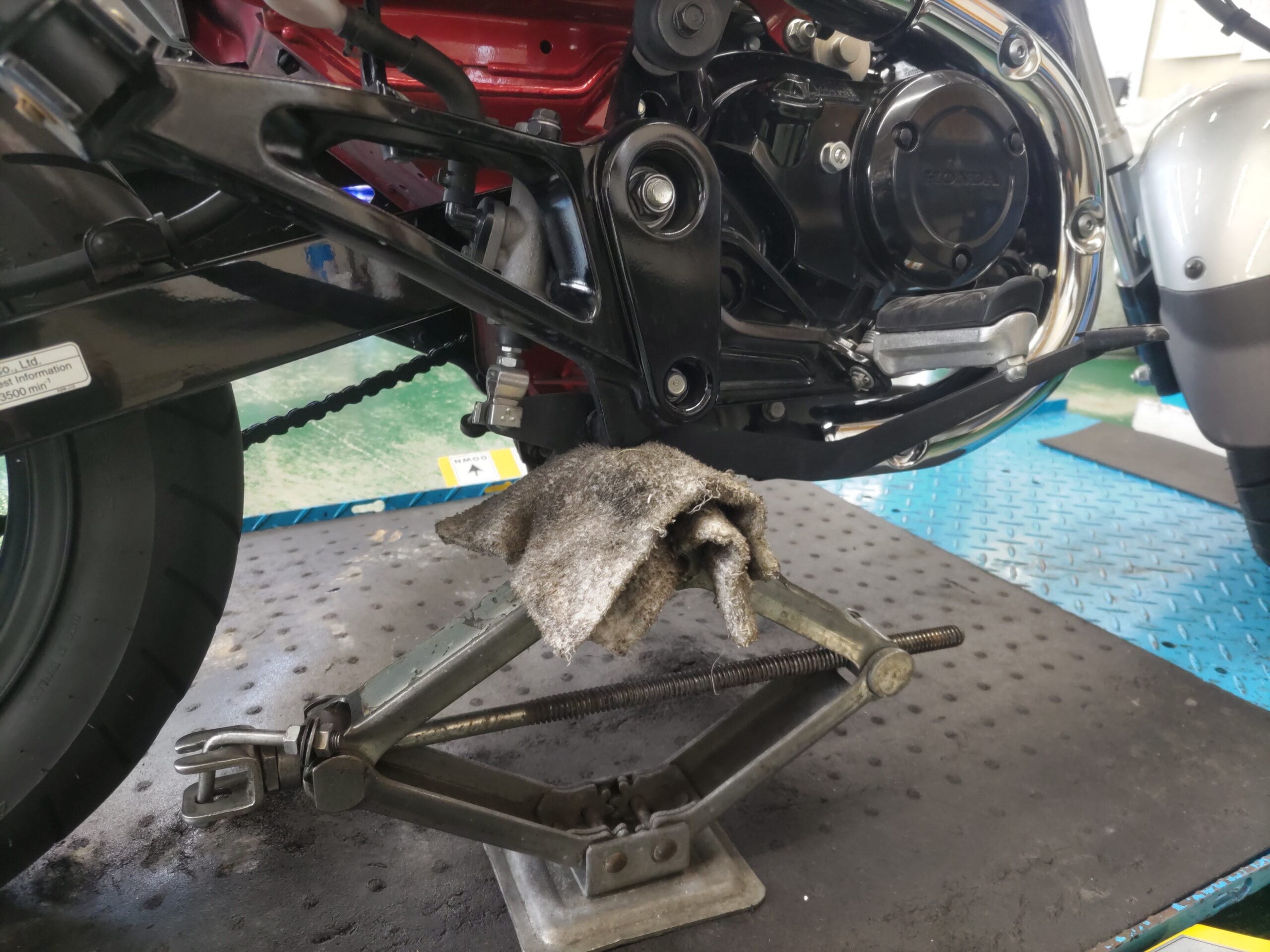 バイクにも地震対策を。