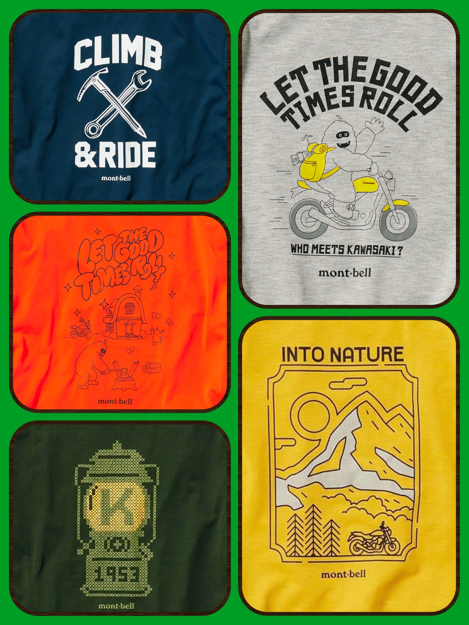 mont-bell × Kawasaki.
